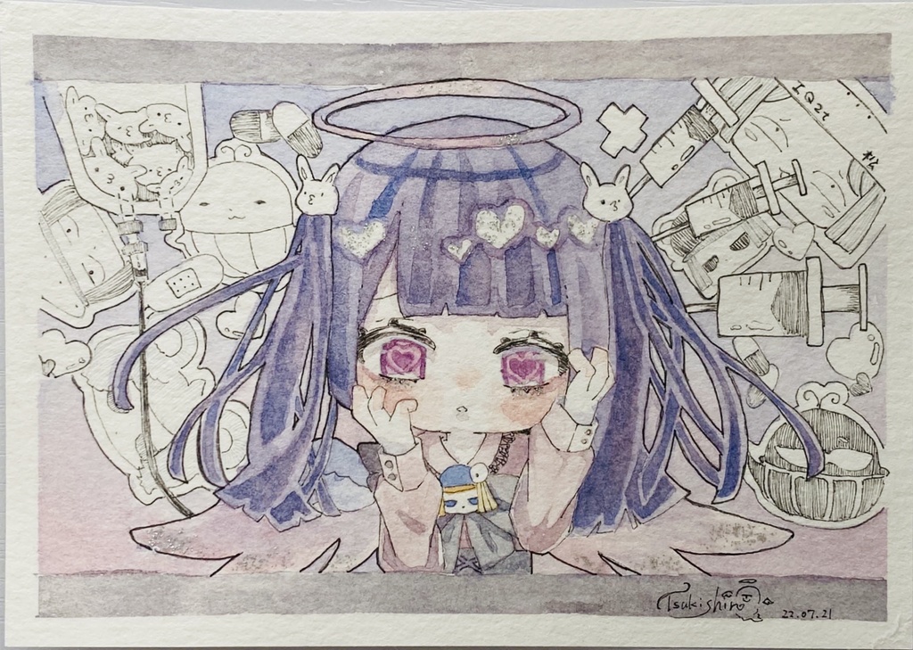 【イラストチェキ】あつめたくなっちゃうよね~。