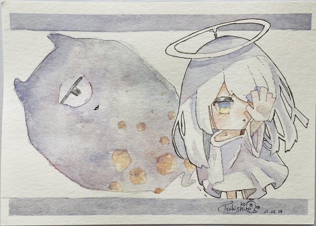 【イラストチェキ】あつめたくなっちゃうよね~。