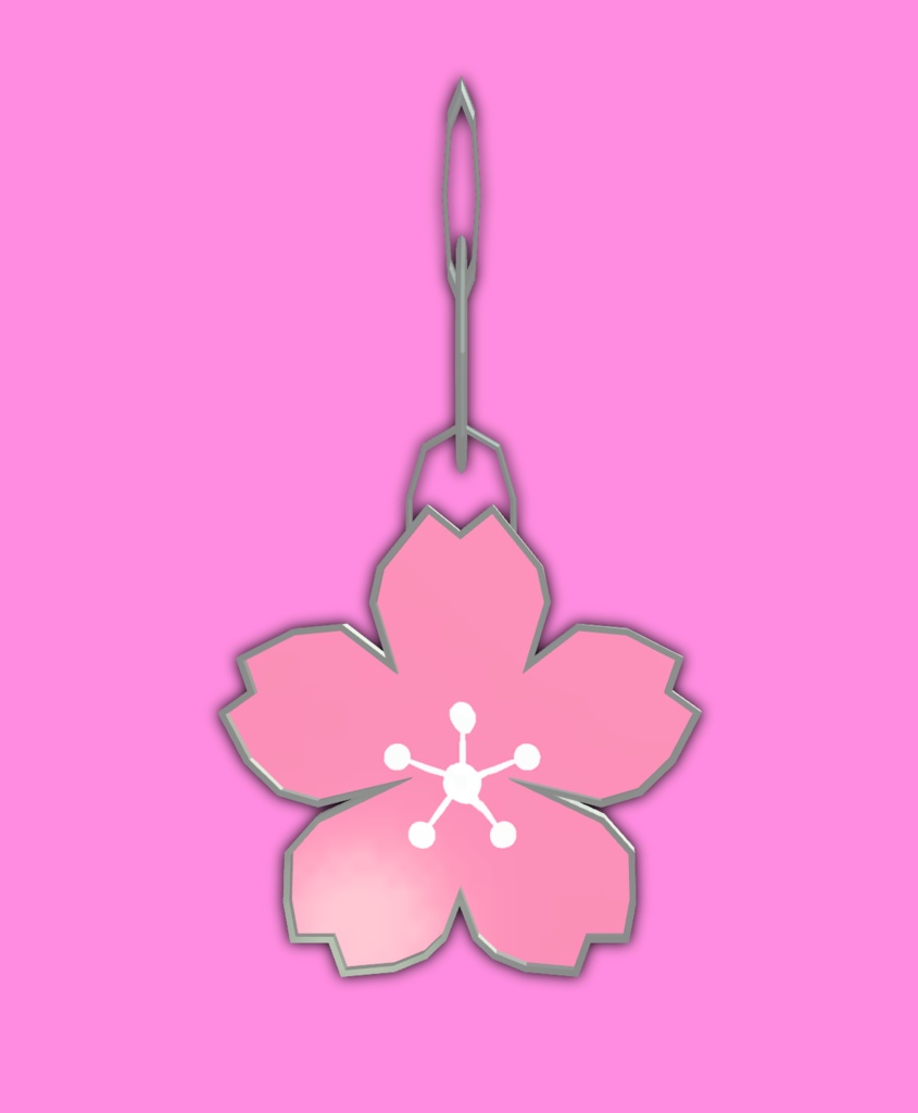 桜イヤリング
