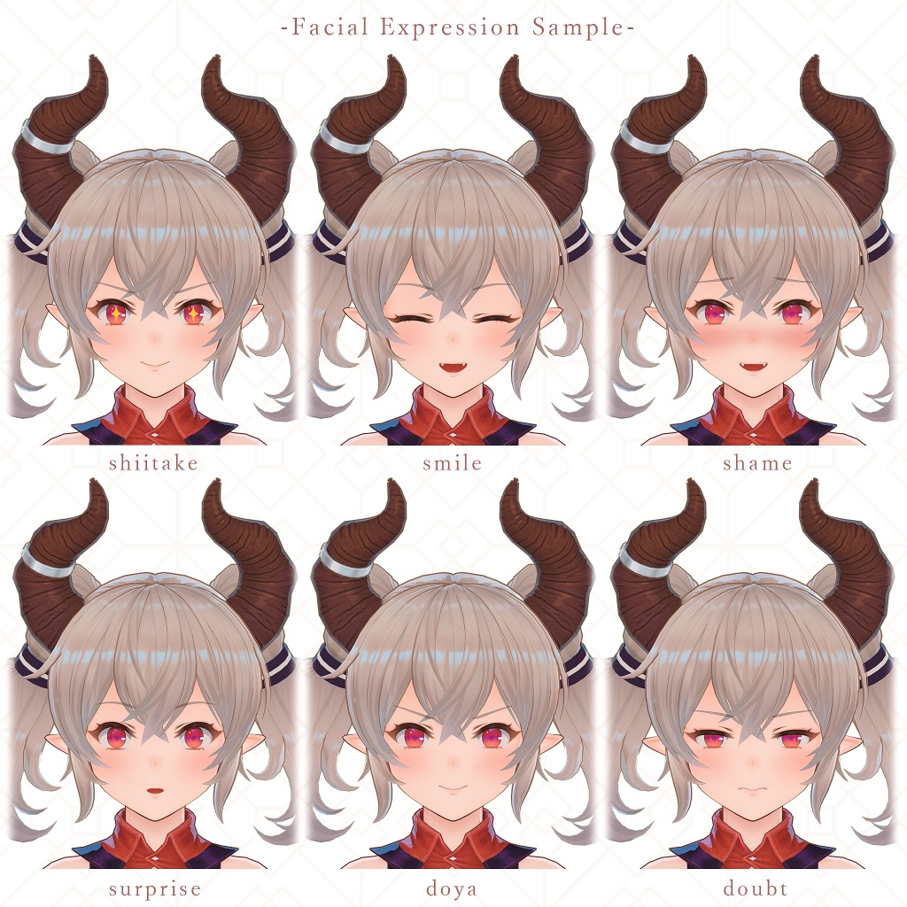 【オリジナル3Dモデル】 ドラゴニュート・シェンナ