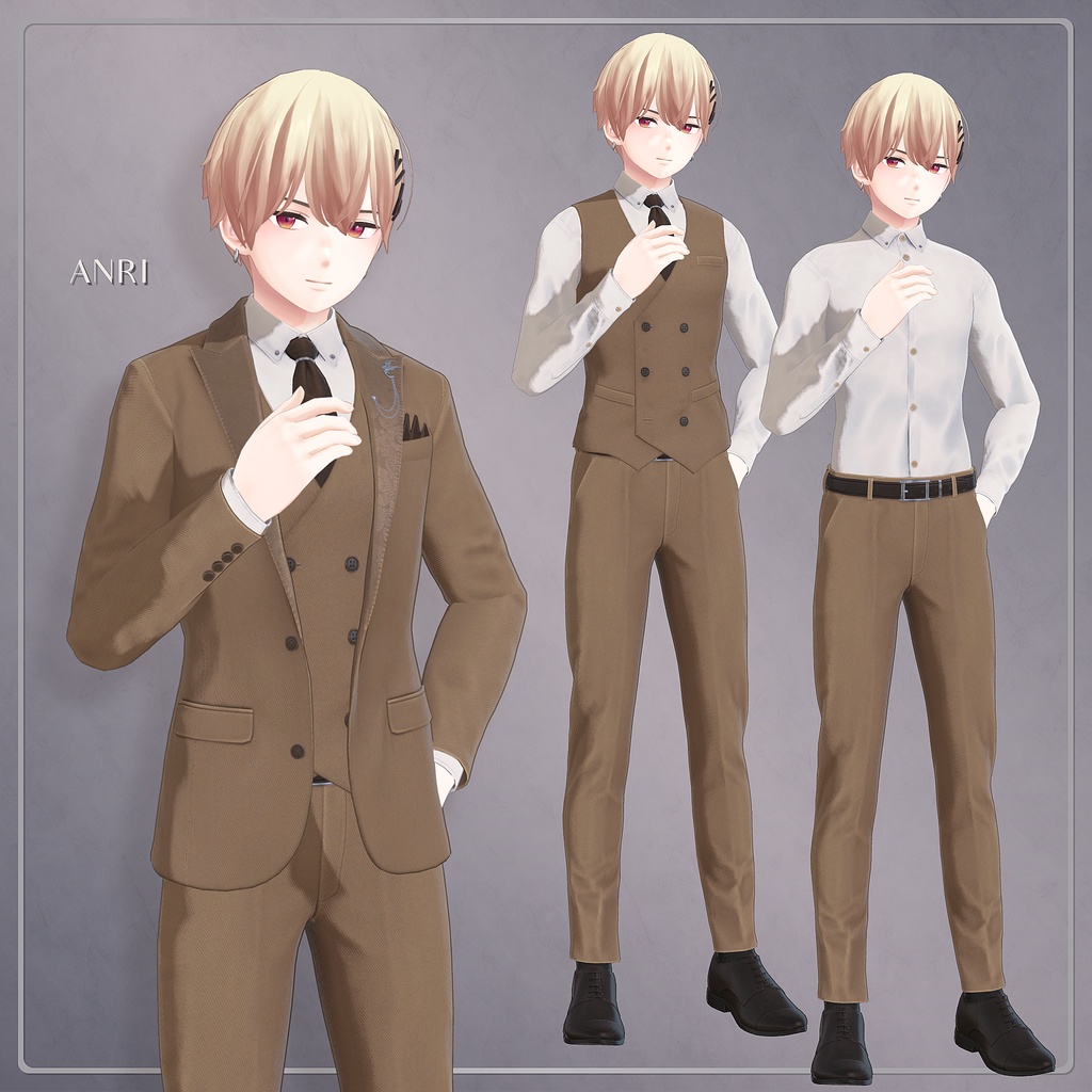 オリジナル3D衣装「ピークドラペルスーツ」