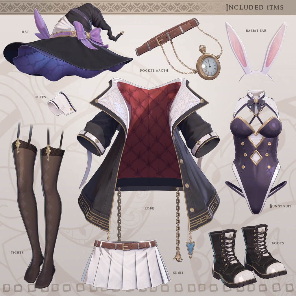 オリジナル3D衣装「メイガスバニー」