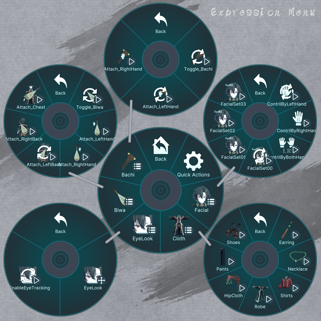 【オリジナル3Dモデル】墨惺