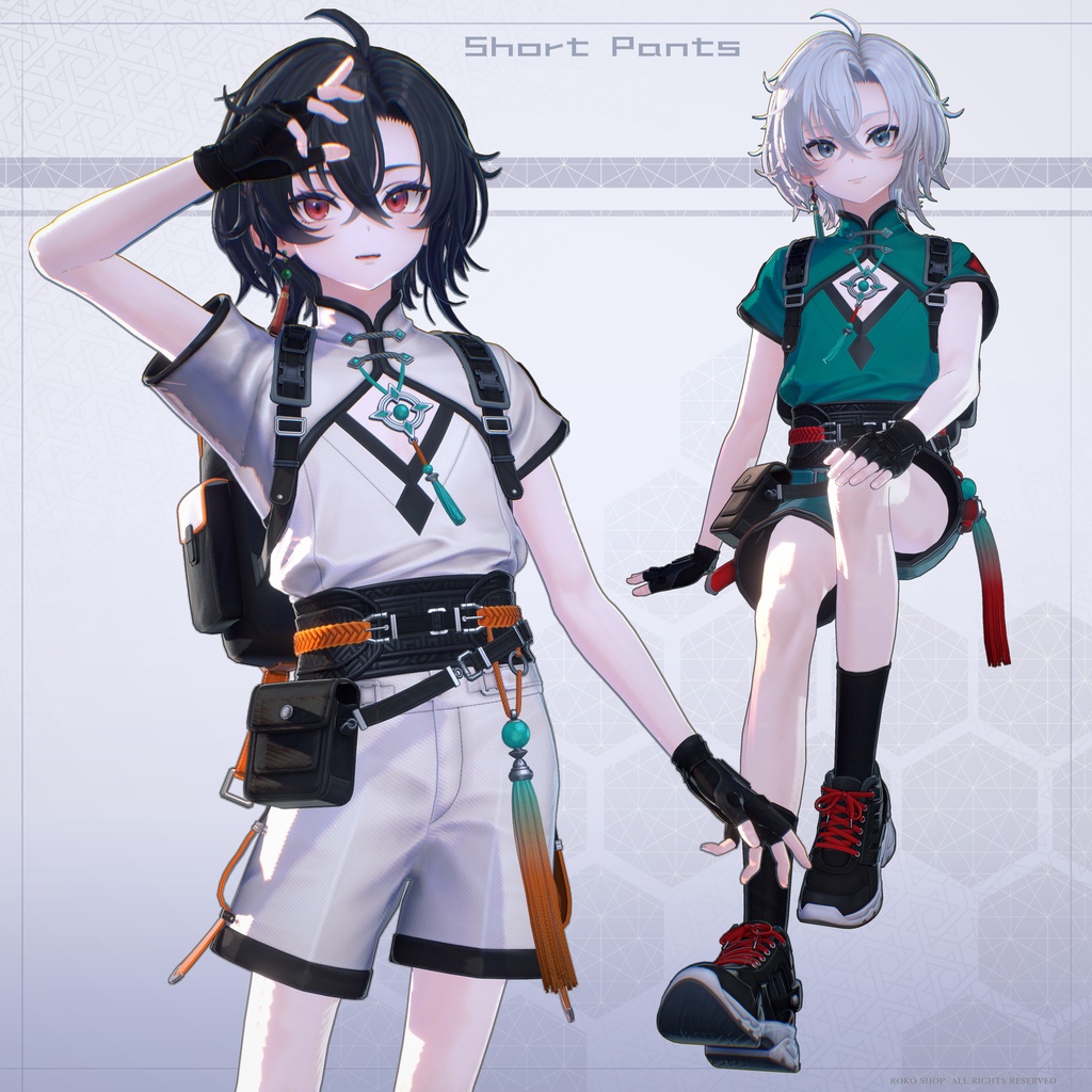 オリジナル3D衣装「星途旅装」