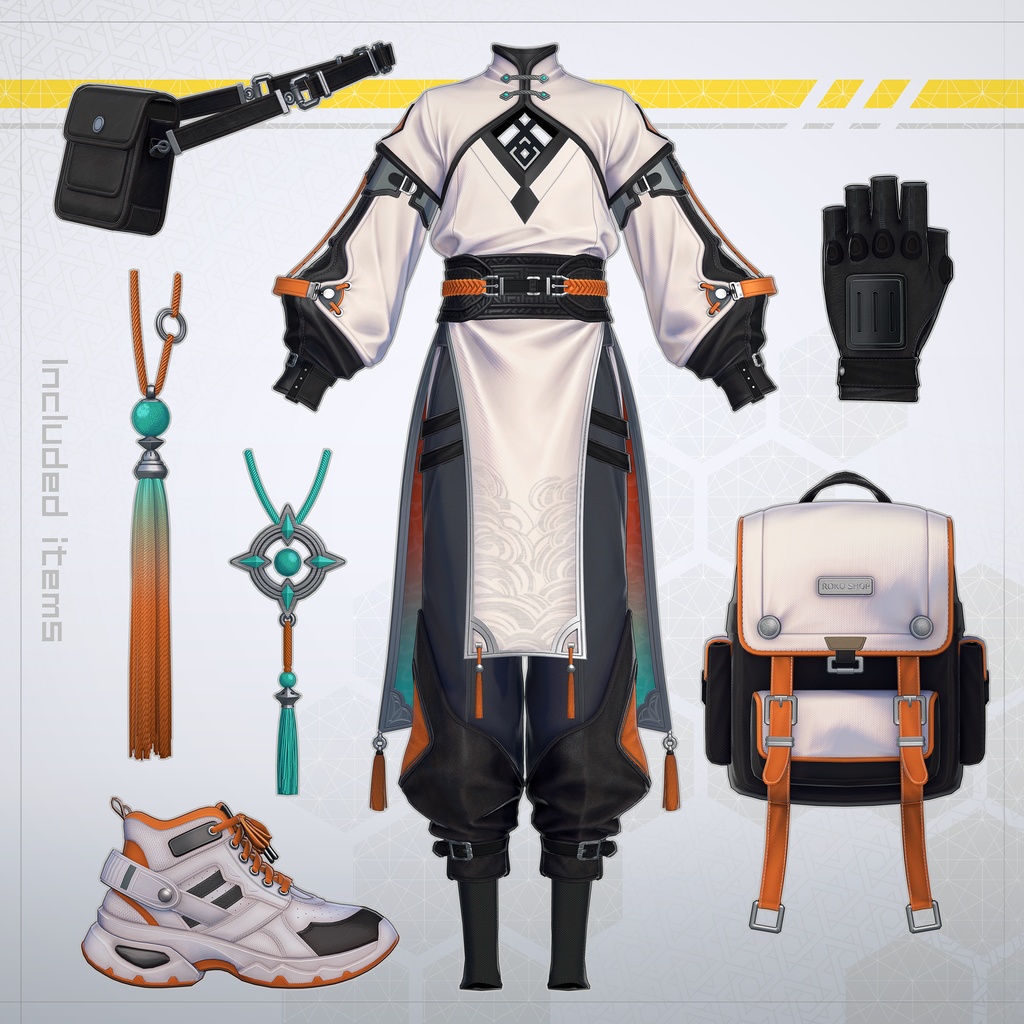 オリジナル3D衣装「星途旅装」