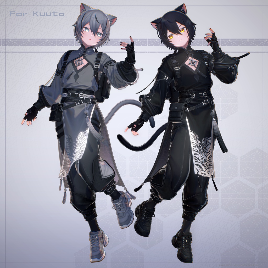 オリジナル3D衣装「星途旅装」