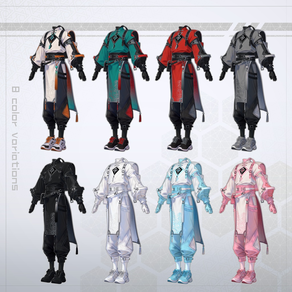 オリジナル3D衣装「星途旅装」