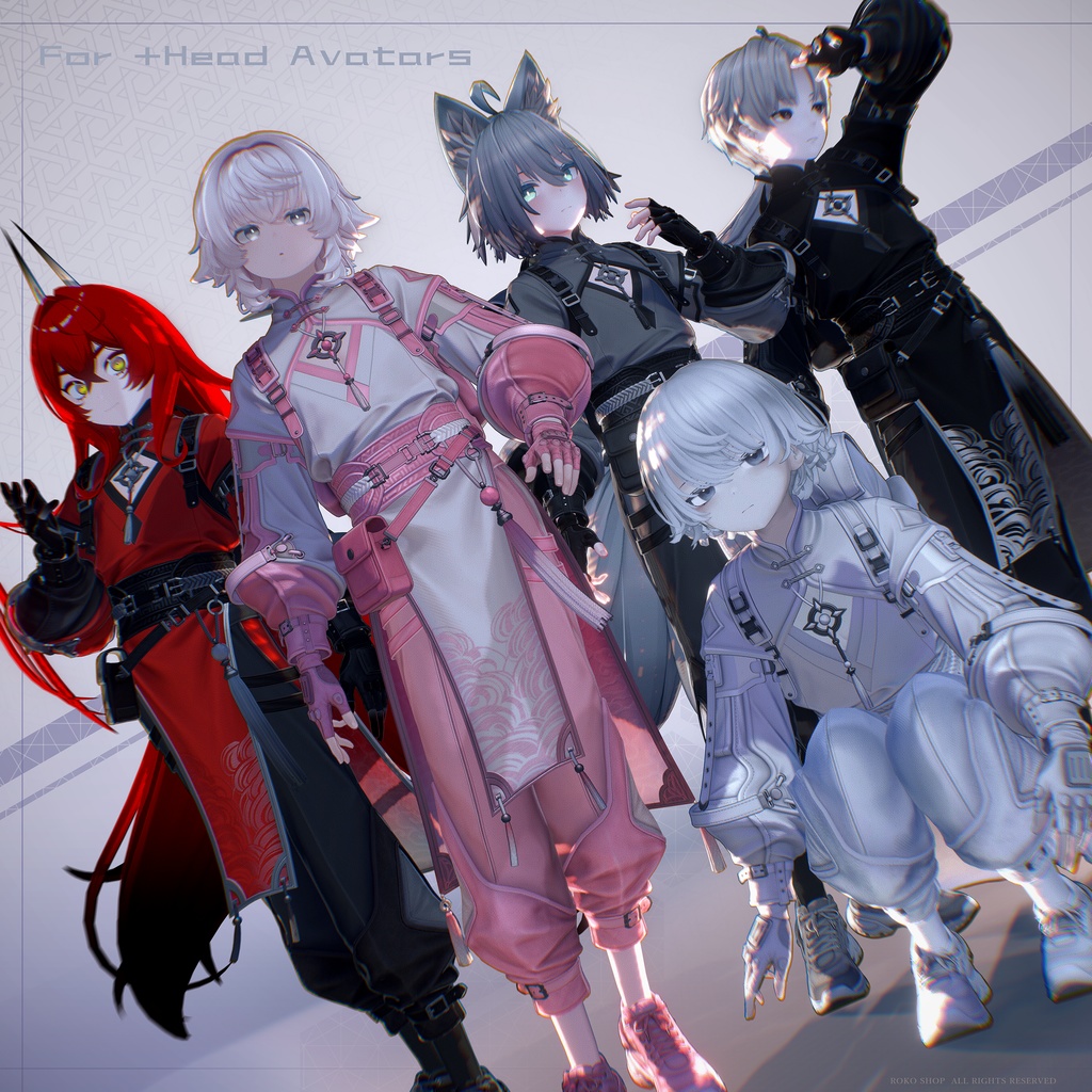 オリジナル3D衣装「星途旅装」