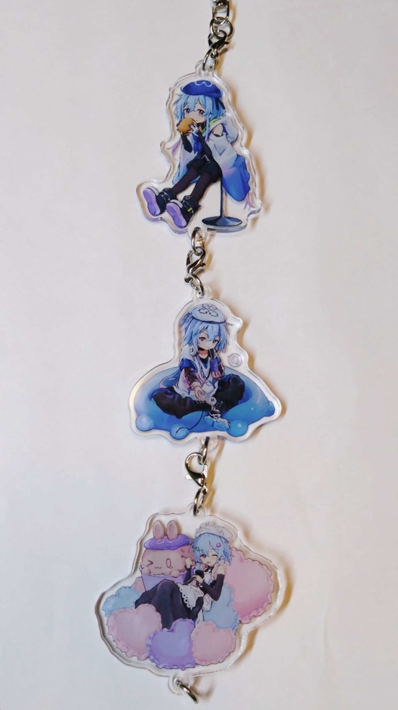 Nece.【C107新刊+3連結アクキー+ステッカーセット】