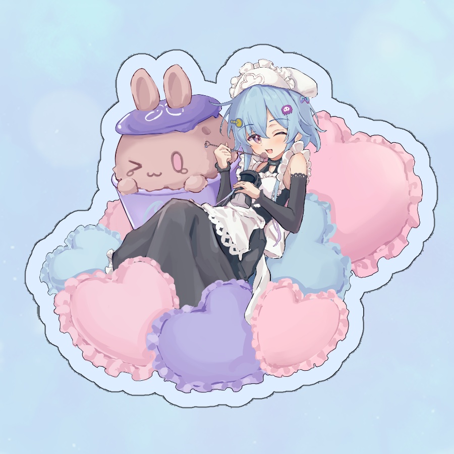 Nece.【C107新刊+3連結アクキー+ステッカーセット】