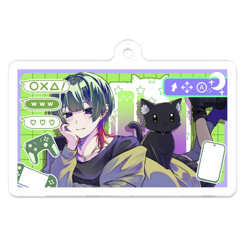 如月らき アクリルキーホルダー