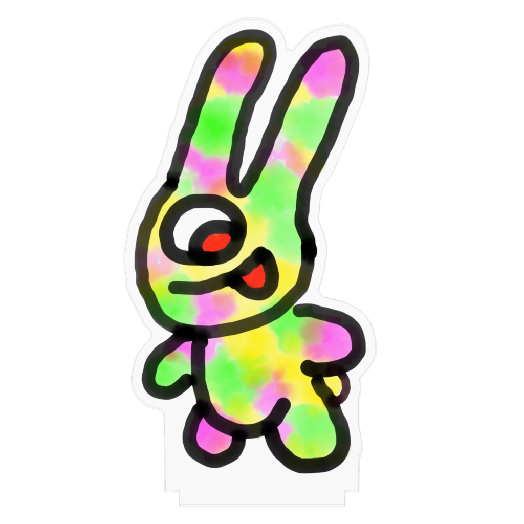 アクリルフィギュア「サイケうさぎ」