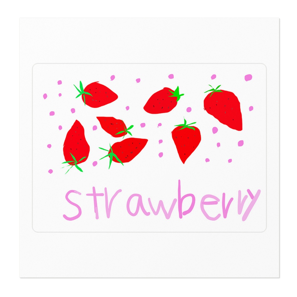 ステッカー「イチゴ」