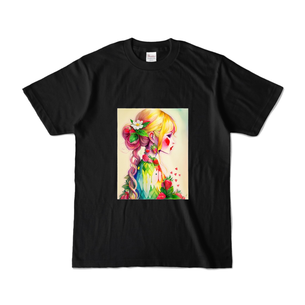 カラーTシャツ「strawberry」