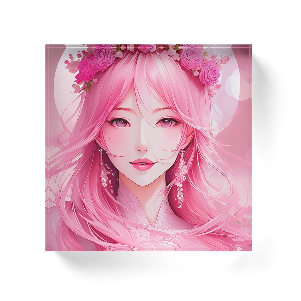 アクリルブロック「Strawberry Moon」