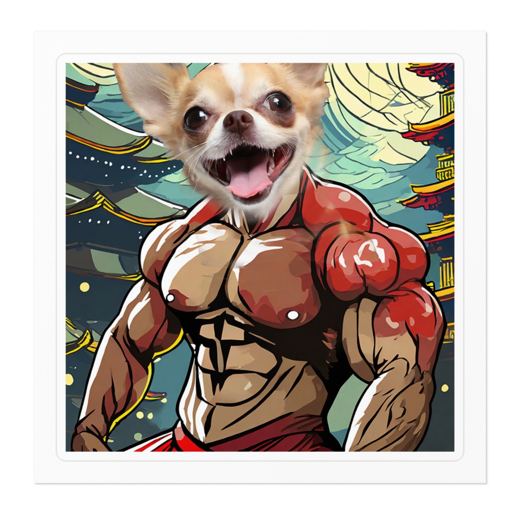 ステッカー「チワワ」