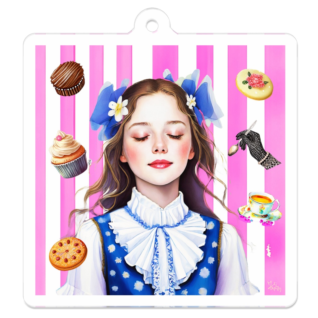 アクリルキーホルダー「お菓子の国のアリス」