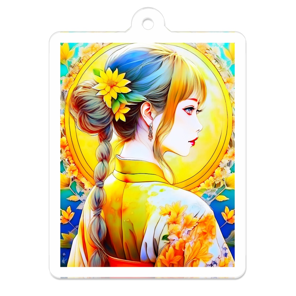 アクリルキーホルダー「Yellow Princess」