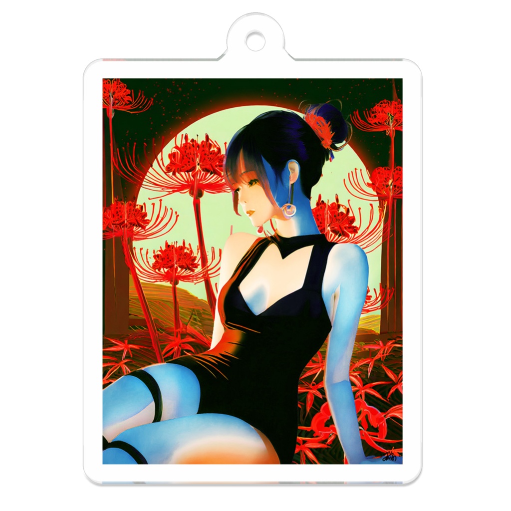 アクリルキーホルダー「Spider Lilly」