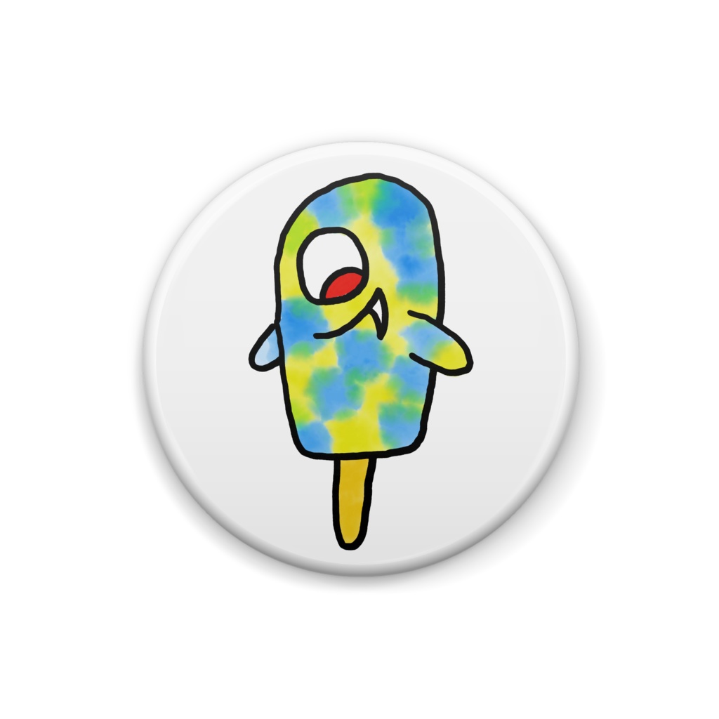 缶バッジ「アイスキャンディー」