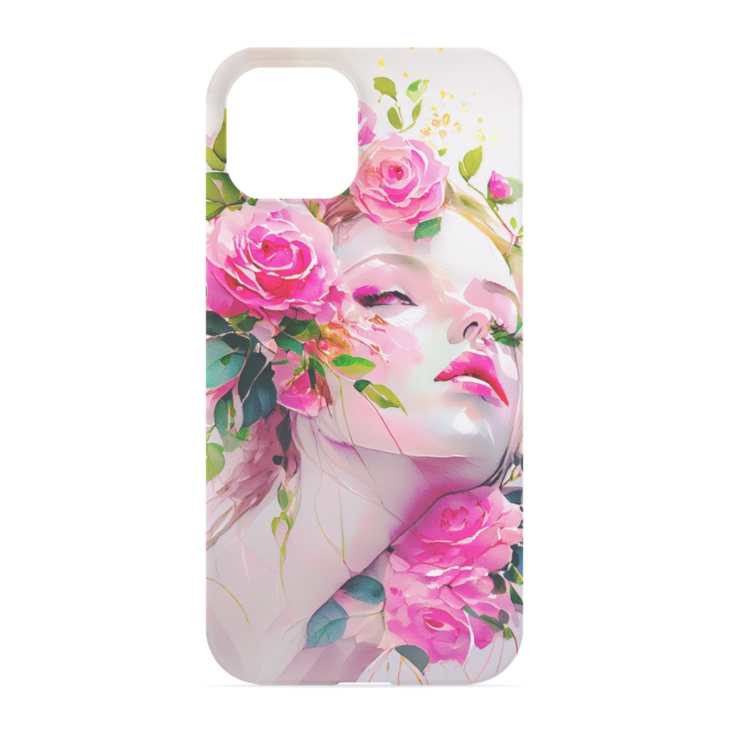 iPhoneケース「Pink Rose」