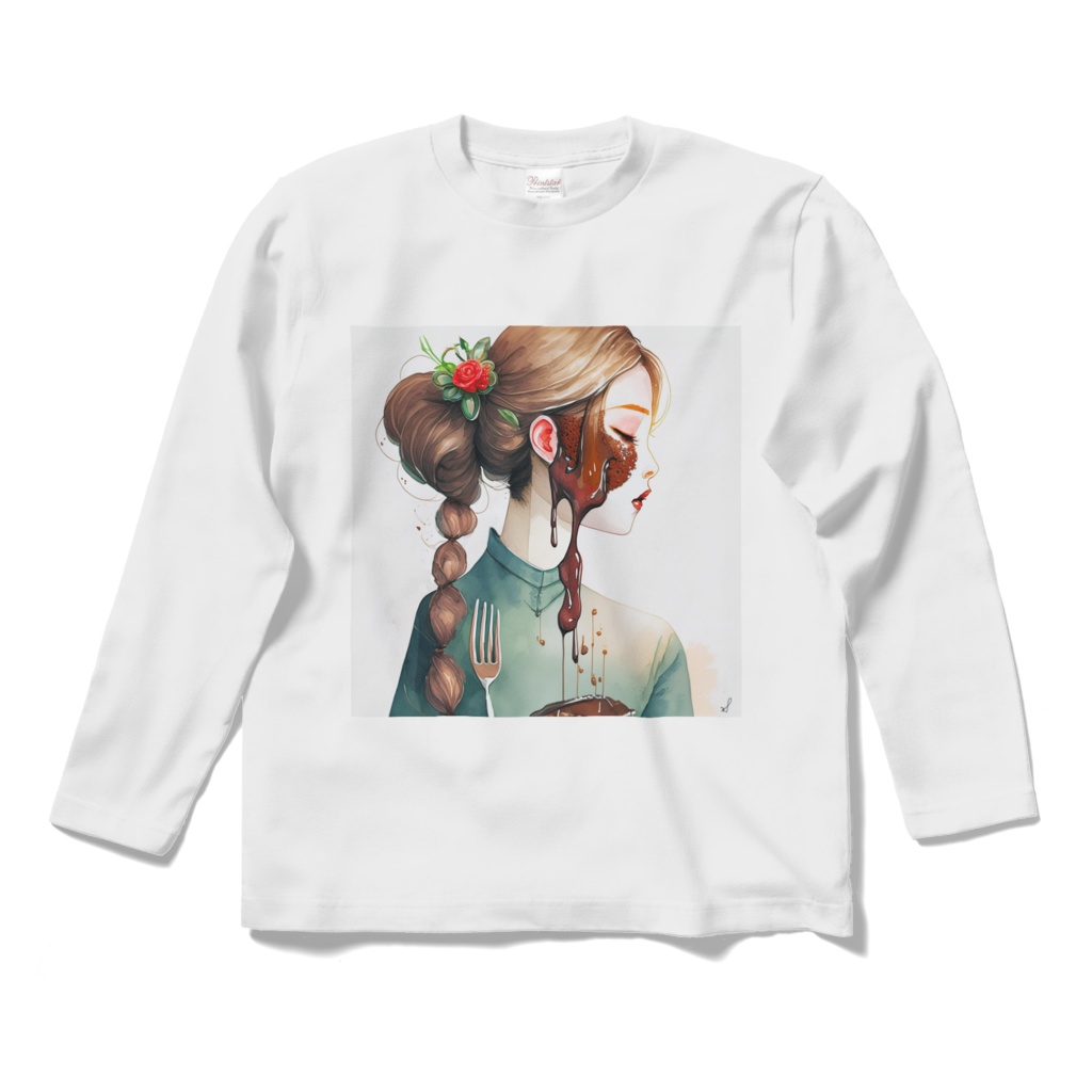 ロングスリーブTシャツ「チョコミント」