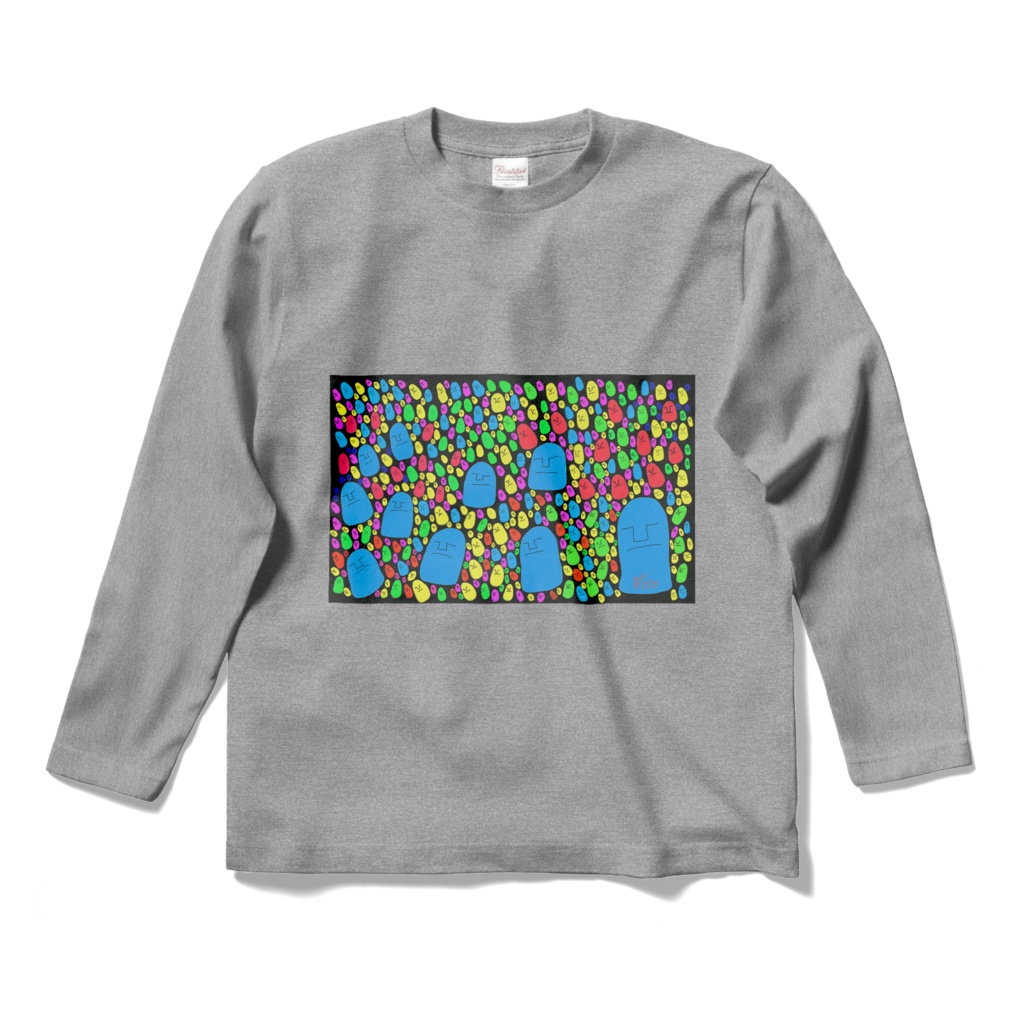 ロングスリーブTシャツ「五百羅漢像」