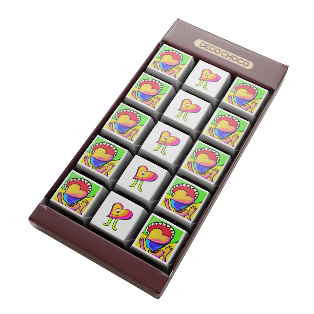 DECOチョコ「Hiroセット(バレンタイン)」