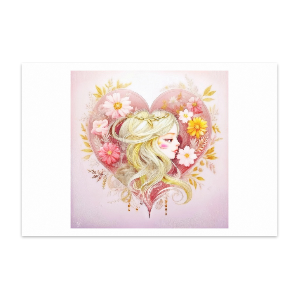 ポストカード「HAPPY VALENTINE(Pink)」