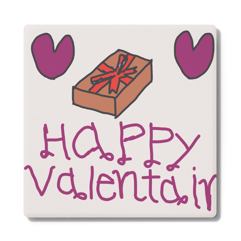コースター「～愛をこめて～HAPPY VALENTINE」