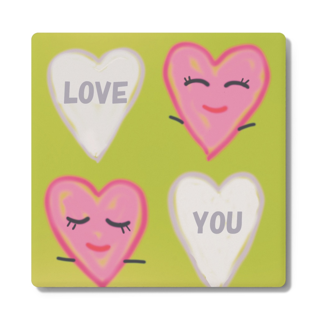 コースター「バレンタイン」