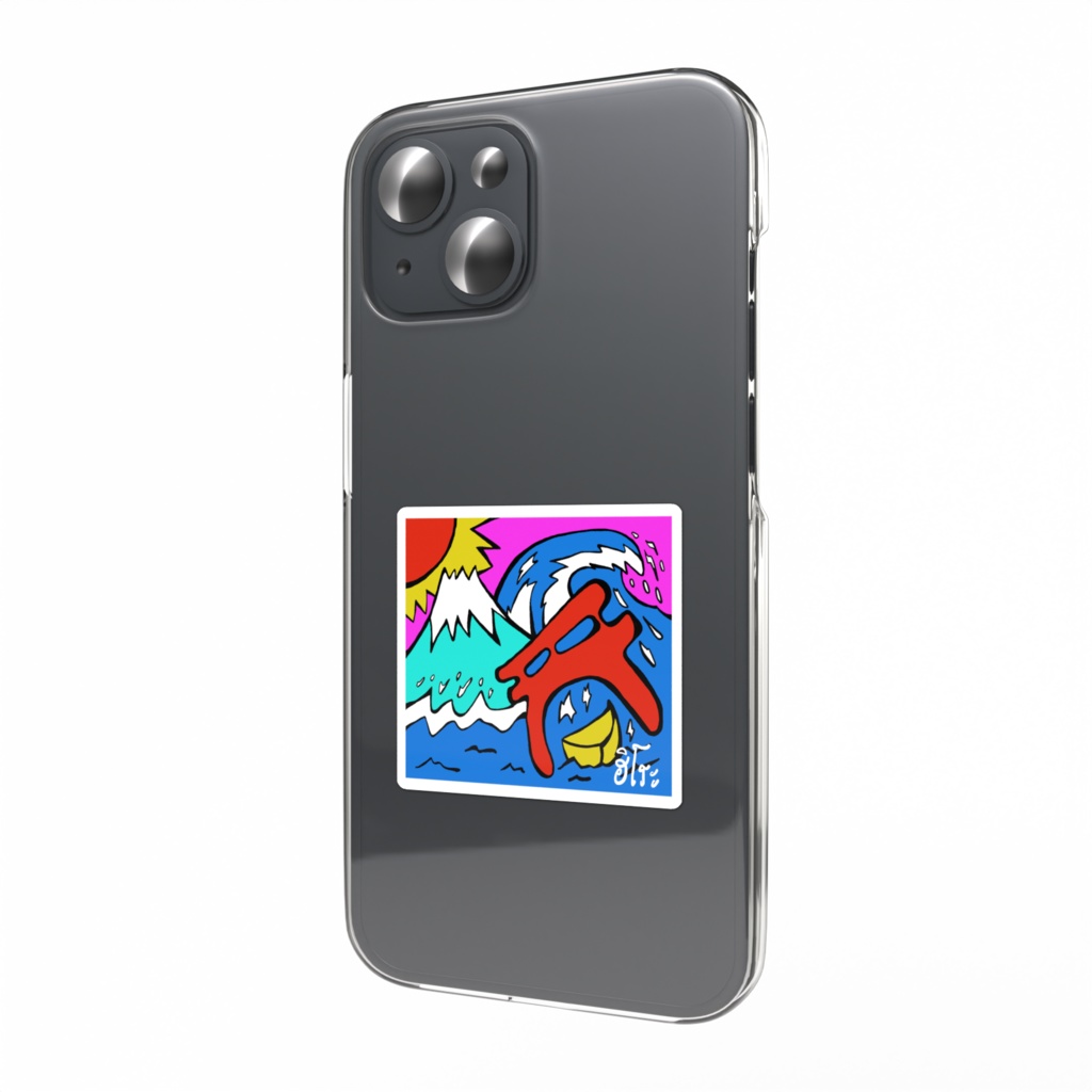 スマホステッカー「たい焼きアイス」