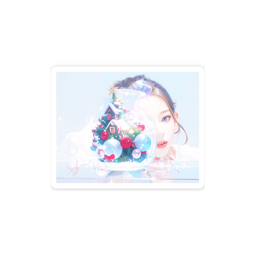 スマホステッカー「メリークリスマス」