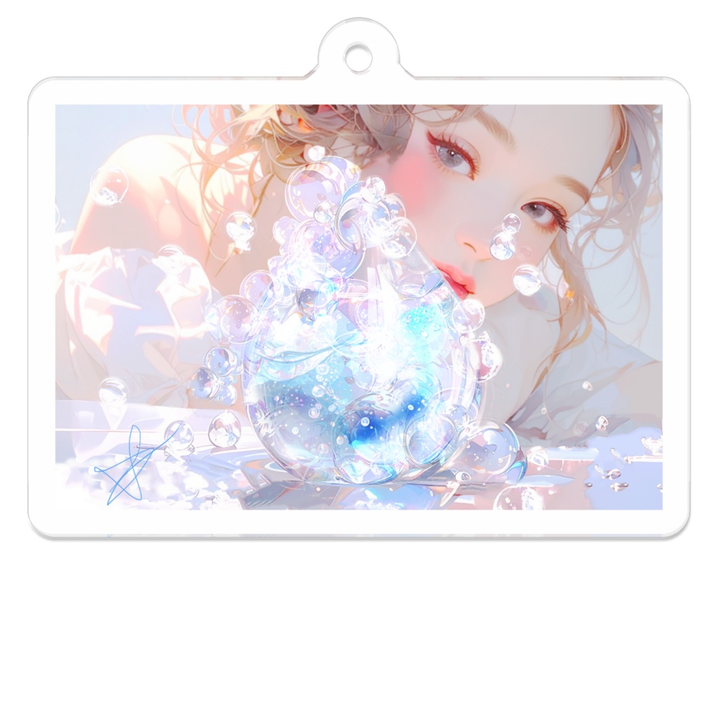 アクリルキーホルダー「炭酸」