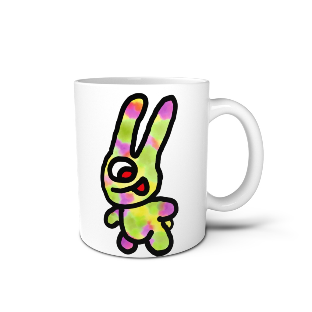マグカップ「サイケうさぎ」