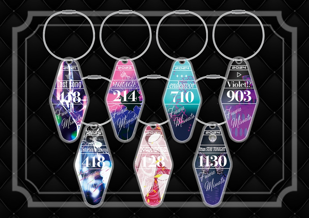 【非公式】不破湊オリソンモチーフモーテルアクキー