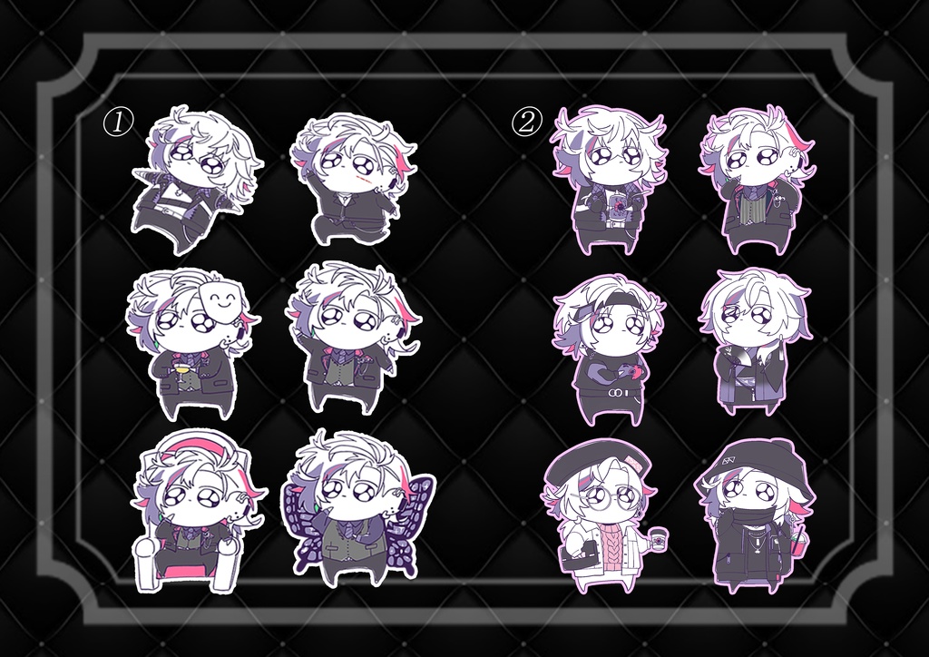 【非公式】ぷぁちステッカー6枚セット