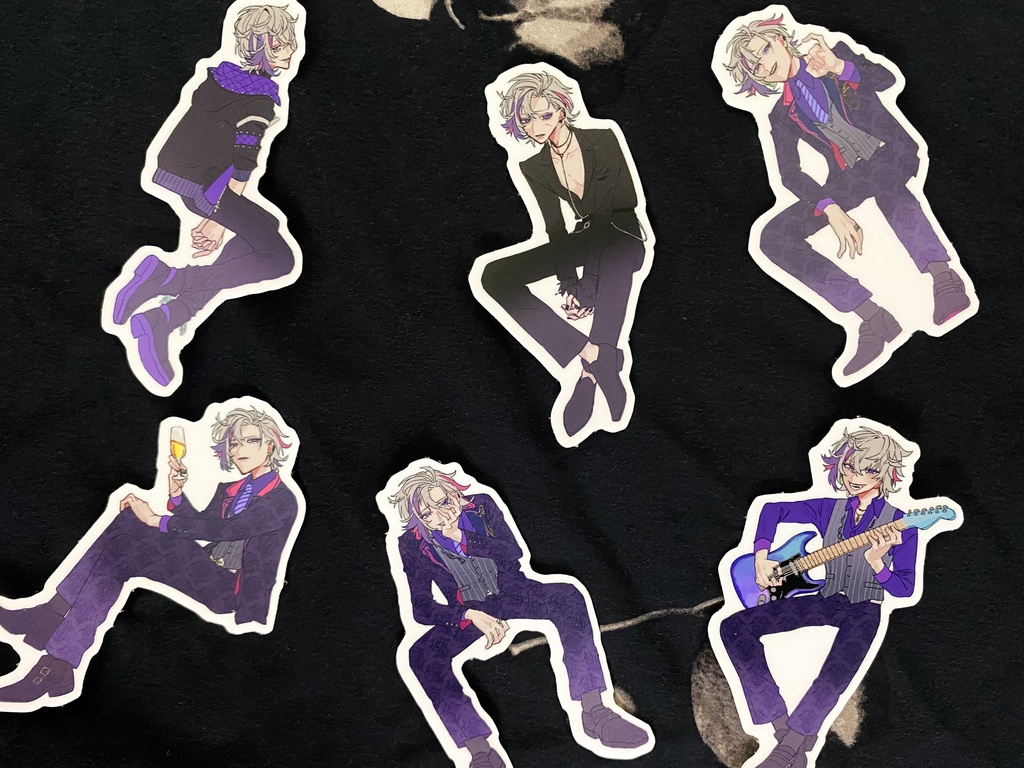 【非公式】不破湊ステッカー6枚セット