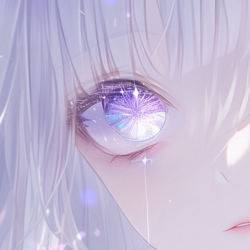 栞奈の瞳 - スマホ壁紙 (April/桜)