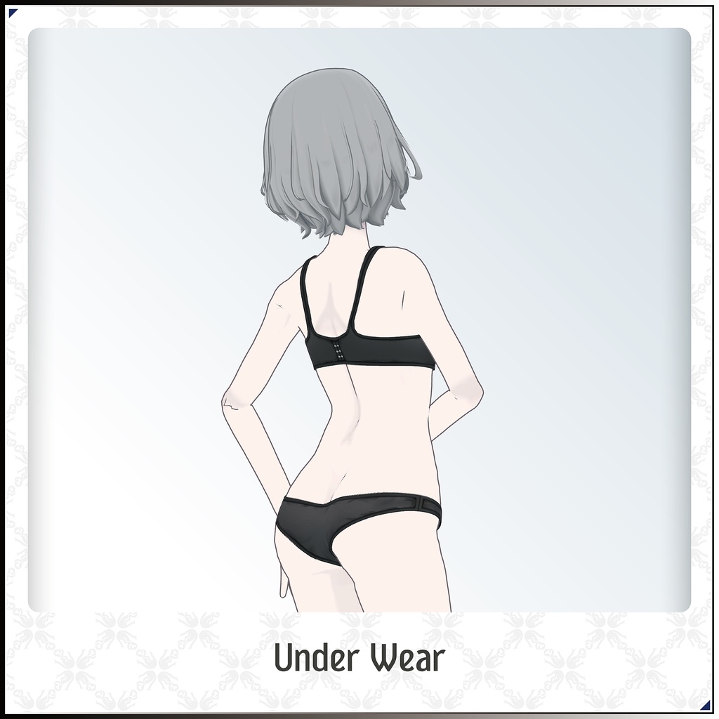 【3Dモデル】風璃(ふうり) -Furi- <VRC対応>