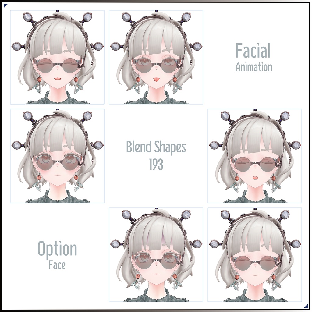 【3Dモデル】瑚紅姫(ここひめ)-Cocohime- <VRC対応>