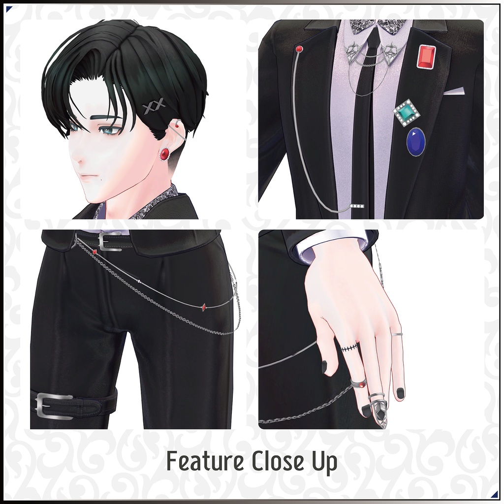 【3Dモデル】鳳蝶(あげは)-Ageha- <VRC対応>