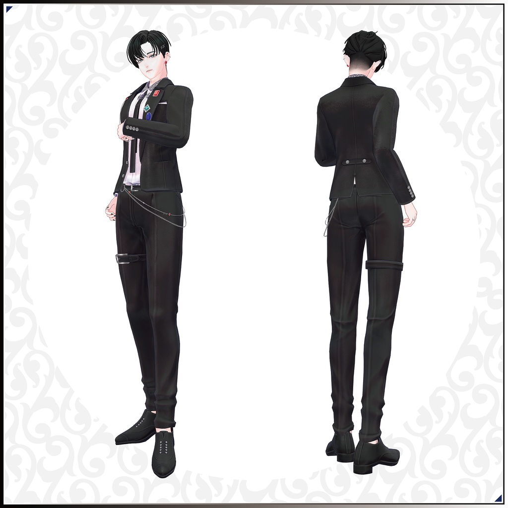 【3Dモデル】鳳蝶(あげは)-Ageha- <VRC対応>