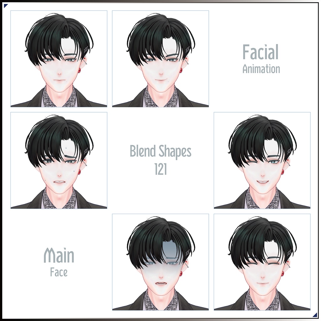 【3Dモデル】鳳蝶(あげは)-Ageha- <VRC対応>