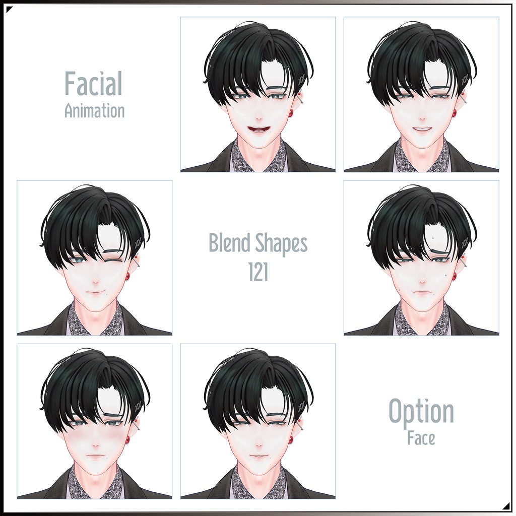 【3Dモデル】鳳蝶(あげは)-Ageha- <VRC対応>