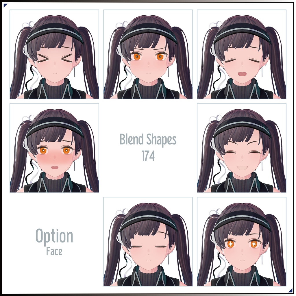 【3Dモデル】彩千華(さちか)-Sachika- <VRC対応>