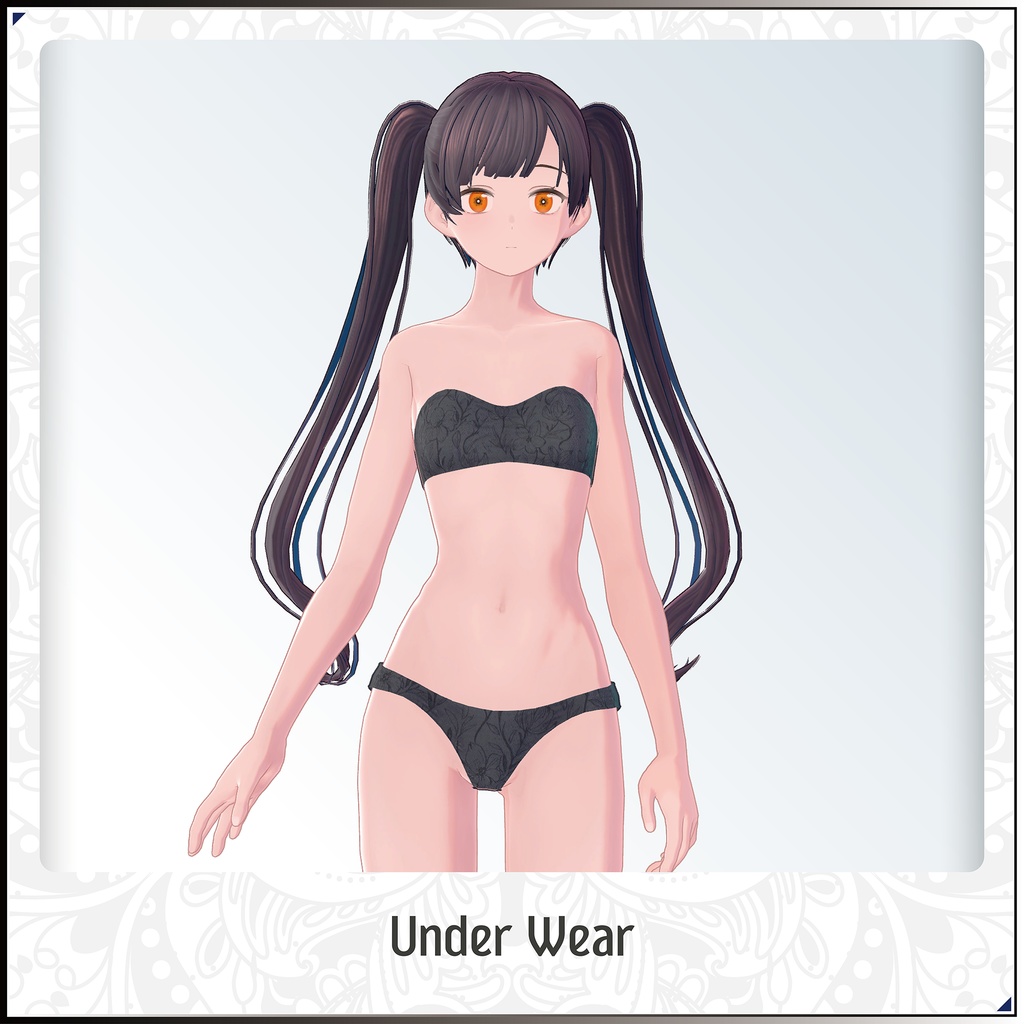 【3Dモデル】彩千華(さちか)-Sachika- <VRC対応>