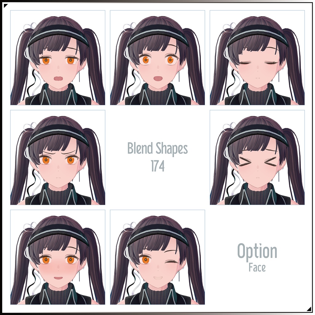 【3Dモデル】彩千華(さちか)-Sachika- <VRC対応>