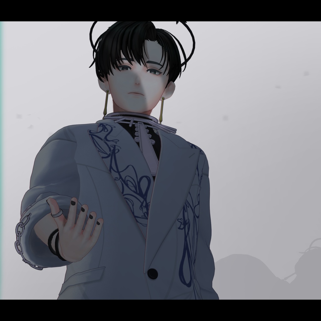 【3D衣装】龍青 -Ryusei Celadon style- <VRC対応>