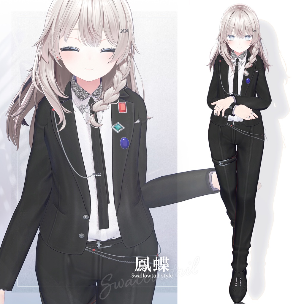【3D衣装】鳳蝶 -Ageha Swallowtail style- <VRC対応>